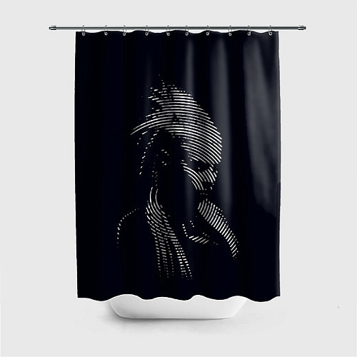 Шторка для ванной Йоланди Фиссер / 3D-принт – фото 1