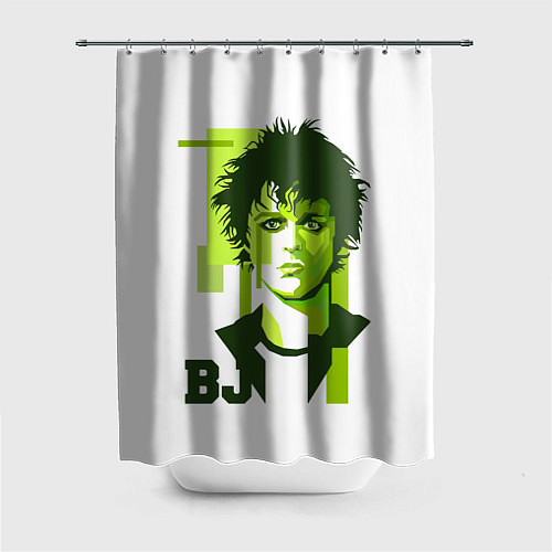 Шторка для ванной Green Day: Armstrong Billy Joe / 3D-принт – фото 1