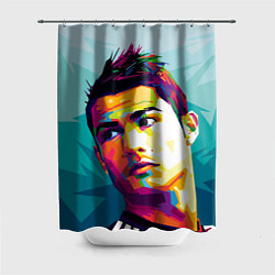 Шторка для ванной Cristiano Ronaldo Art