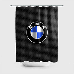 Шторка для ванной BMW CARBON БМВ КАРБОН