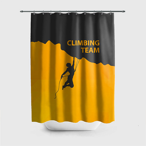 Шторка для ванной Climbing Team / 3D-принт – фото 1