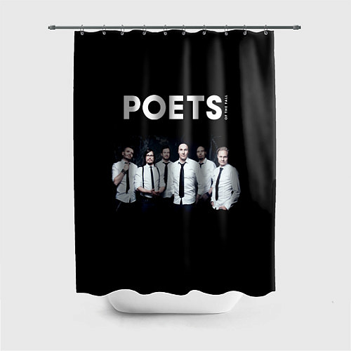 Шторка для ванной Poets of the Fall - poster / 3D-принт – фото 1