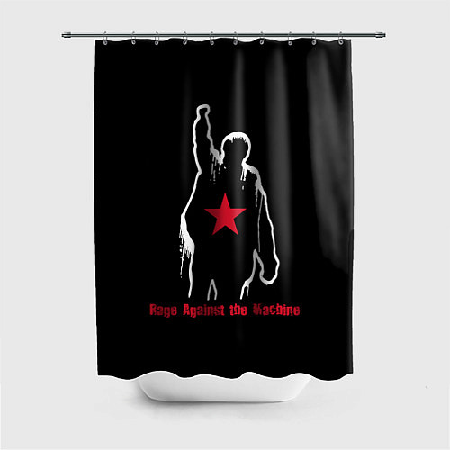 Шторка для ванной Rage Against the Machine - album cover / 3D-принт – фото 1