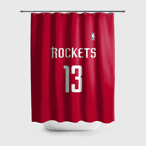 Шторка для ванной Rockets: Houston 13 / 3D-принт – фото 1