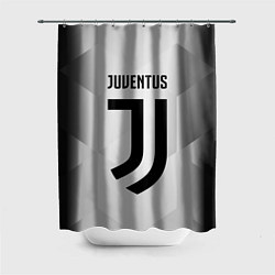 Шторка для душа FC Juventus: Silver Original, цвет: 3D-принт