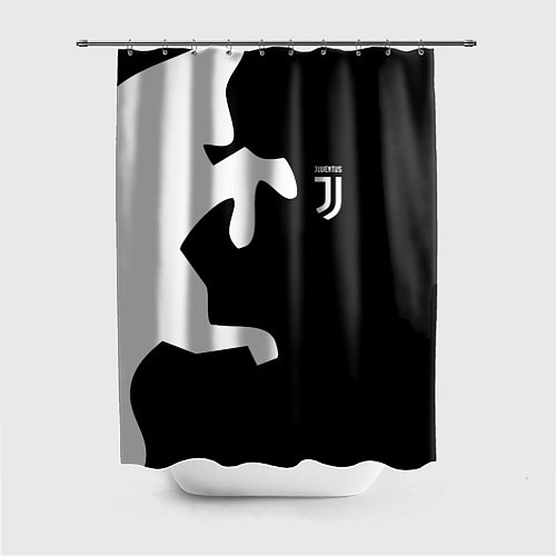 Шторка для ванной FC Juventus Bull / 3D-принт – фото 1
