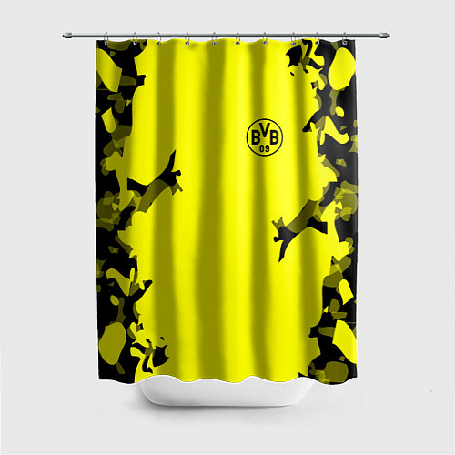 Шторка для ванной FC Borussia Dortmund: Yellow Original / 3D-принт – фото 1