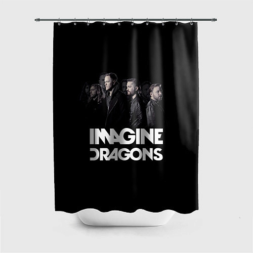 Шторка для ванной Imagine Dragons: Boy Band / 3D-принт – фото 1