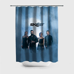 Шторка для душа Skillet: Smoke, цвет: 3D-принт