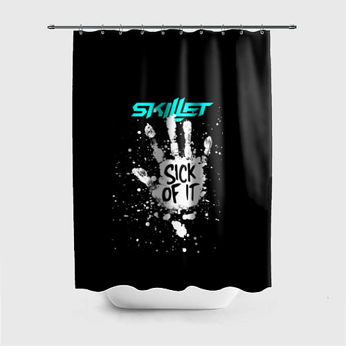 Шторка для ванной Skillet: Sick of it / 3D-принт – фото 1