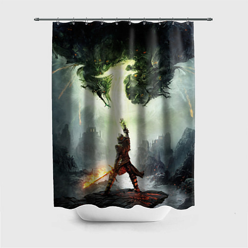 Шторка для ванной Dragon Age: Inquisition / 3D-принт – фото 1