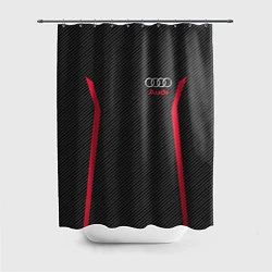Шторка для ванной Audi: Black Carbon