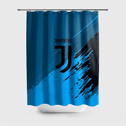 Шторка для ванной FC Juventus: Abstract style / 3D-принт – фото 1