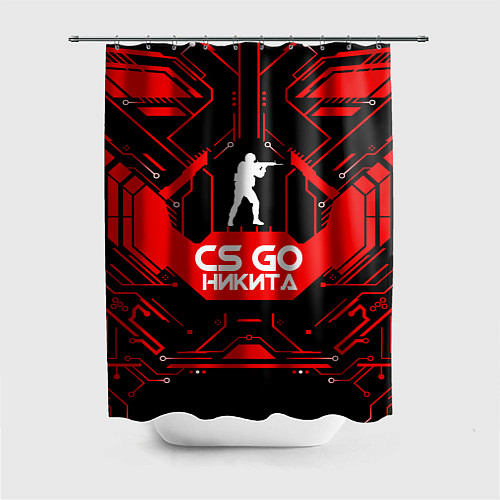 Шторка для ванной CS:GO - Никита / 3D-принт – фото 1
