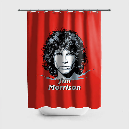 Шторка для ванной Jim Morrison / 3D-принт – фото 1