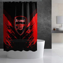 Шторка для душа Arsenal FC: Sport Fashion, цвет: 3D-принт — фото 2