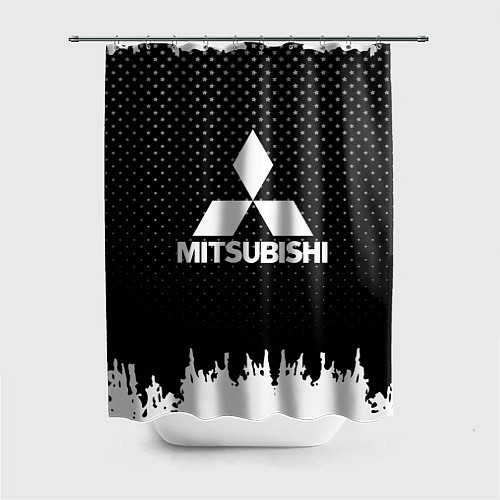 Шторка для ванной Mitsubishi: Black Side / 3D-принт – фото 1