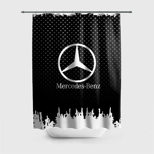 Шторка для ванной Mercedes-Benz: Black Side / 3D-принт – фото 1