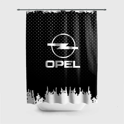 Шторка для ванной Opel: Black Side / 3D-принт – фото 1