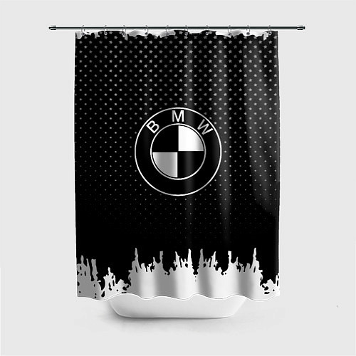 Шторка для ванной BMW Black Style / 3D-принт – фото 1