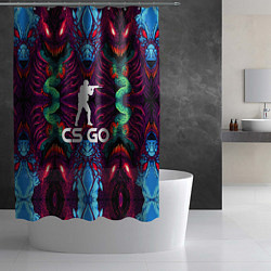 Шторка для душа CS:GO Hyper Beast Collection, цвет: 3D-принт — фото 2