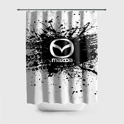 Шторка для ванной Mazda: Black Spray