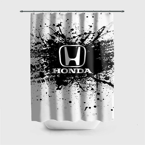 Шторка для ванной Honda: Black Spray / 3D-принт – фото 1