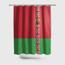 Шторка для душа Беларусь, цвет: 3D-принт