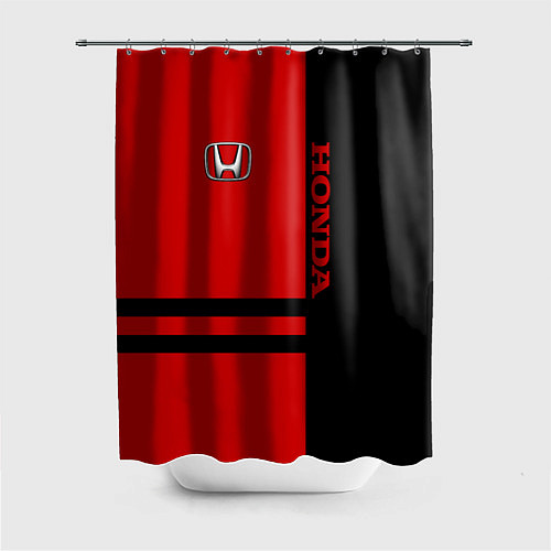 Шторка для ванной Honda: Red Style / 3D-принт – фото 1
