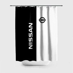 Шторка для душа Nissan B&W, цвет: 3D-принт