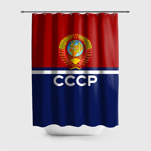 Шторка для ванной СССР: Спортсмен / 3D-принт – фото 1
