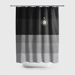 Шторка для ванной ФК Интер: Серый стиль