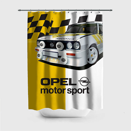 Шторка для ванной Opel Motor Sport: Ascona B / 3D-принт – фото 1