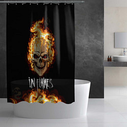 Шторка для душа In Flames, цвет: 3D-принт — фото 2