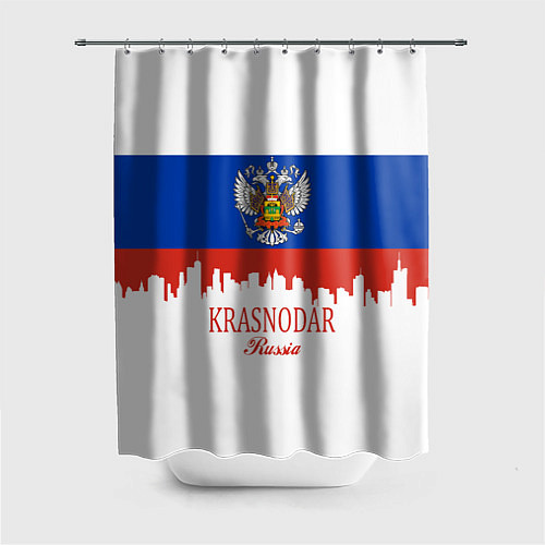 Шторка для ванной Krasnodar, Russia / 3D-принт – фото 1