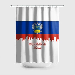 Шторка для душа Murmansk: Russia, цвет: 3D-принт