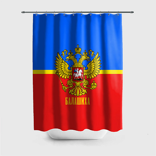Шторка для ванной Балашиха: Россия / 3D-принт – фото 1