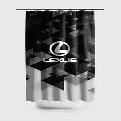 Шторка для ванной Lexus sport geometry