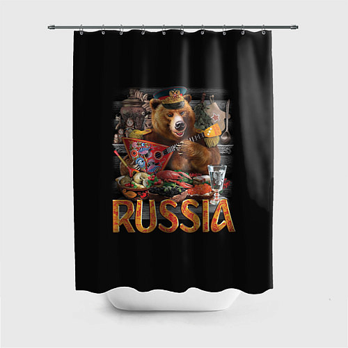 Шторка для ванной This is Russia / 3D-принт – фото 1