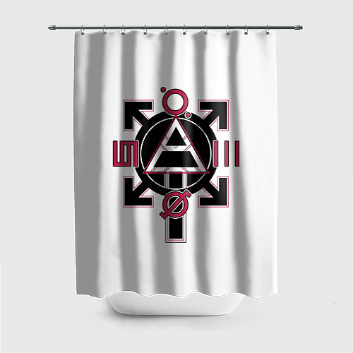 Шторка для ванной 30 seconds to Mars emblem / 3D-принт – фото 1