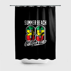 Шторка для душа Summer Beach 89, цвет: 3D-принт