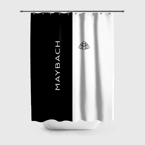 Шторка для ванной Maybach: B&W / 3D-принт – фото 1