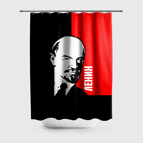 Шторка для ванной Хитрый Ленин / 3D-принт – фото 1