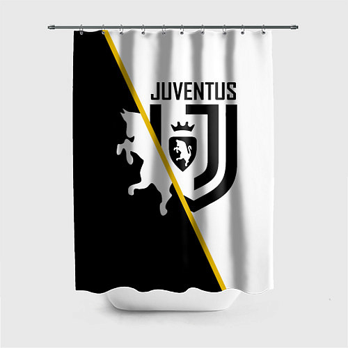 Шторка для ванной FC Juventus: Football Point / 3D-принт – фото 1