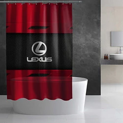 Шторка для душа Lexus Sport, цвет: 3D-принт — фото 2