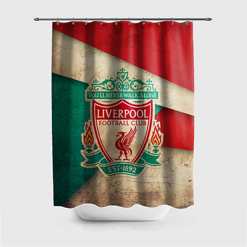 Шторка для ванной FC Liverpool: Old Style / 3D-принт – фото 1
