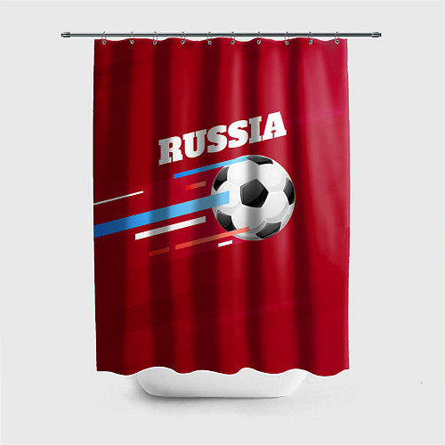 Шторка для ванной Russia Football / 3D-принт – фото 1