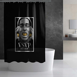Шторка для душа ASAP Rocky: Gold Edition, цвет: 3D-принт — фото 2