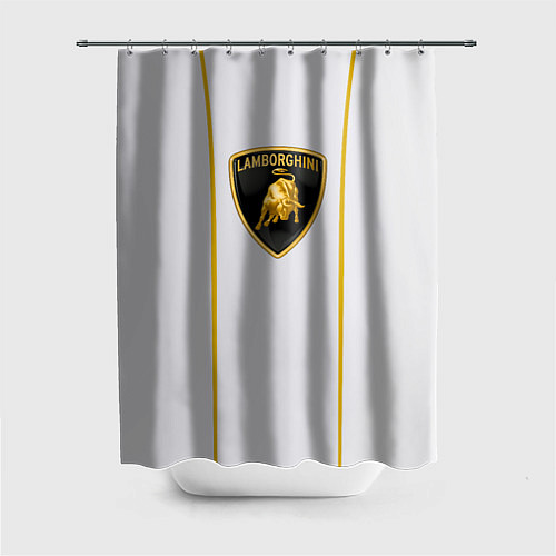 Шторка для ванной Lamborghini SPORT / 3D-принт – фото 1