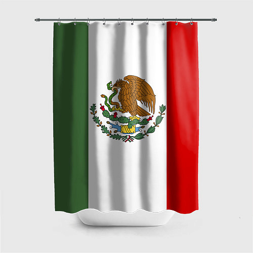 Шторка для ванной Мексиканский герб / 3D-принт – фото 1